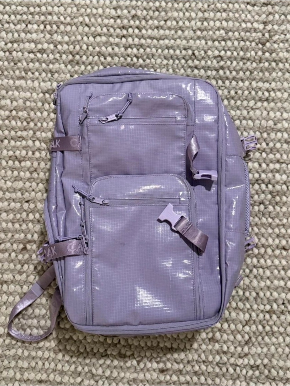 calpak terra 26L amethyst purple backpack